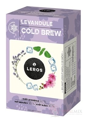 LEROS COLD BREW LEVANDUĽA nálevové vrecká 20x1 g (20 g)