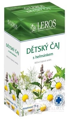 LEROS Detský čaj s rumančekom sypaný 1x75 g