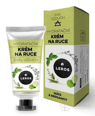 LEROS HYDRATAČNÝ KRÉM NA RUKY ŽIVEL VZDUCH s mätou a bergamotom 1x30 ml