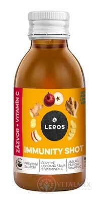 Leros Immunity SHOT ZÁZVOR+VITAMÍN C šťava 1x150 ml
