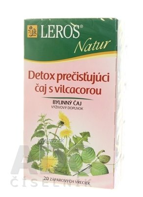 LEROS NATUR DETOX PREČISŤUJÚCI ČAJ S VILCACOROU 20x1,5 g (30 g)