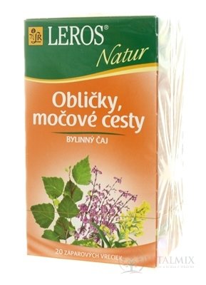 LEROS NATUR OBLIČKY, MOČOVÉ CESTY ČAJOVINA 20x1,5 g (30 g)