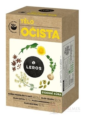 LEROS OČISTA TELO nálevové vrecká (inov. 2021) 21x1,4 g (29,4 g)