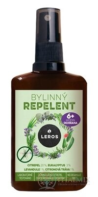 LEROS Repelent bylinný, rozprašovač 1x100 ml