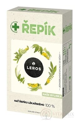 LEROS REPÍK bylinný čaj, nálevové vrecúška (inov.2021) 20x1,5 g (30 g)