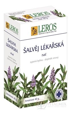LEROS ŠALVIA LEKÁRSKA vňať sypaná bylina 1x40 g