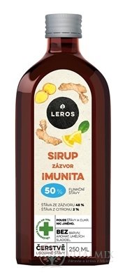 LEROS SIRUP ZÁZVOR IMUNITA 1x250 ml