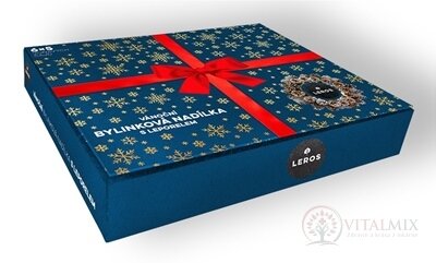 LEROS VIANOČNÁ BYLINKOVÁ NÁDIELKA S LEPORELOM 4 6 druhov čajov po 5 vrecúšok + leporelo (48,5 g), 1x1 set