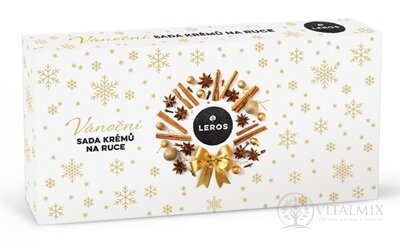LEROS VIANOČNÁ SADA KRÉMOV NA RUKY 5 4 druhy krémov po 30 ml (inov. 2025), 1x1 set