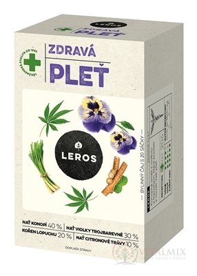 LEROS ZDRAVÁ PLEŤ nálevové vrecká (inov 2021) 20x1,5 g (30 g)