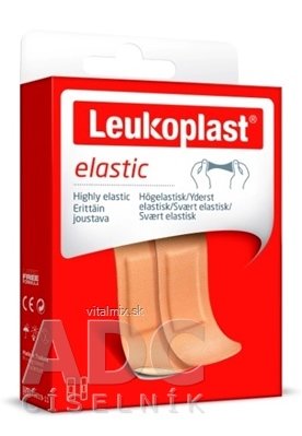 LEUKOPLAST ELASTIC náplasť na rany, 2 veľkosti, 1x20 ks