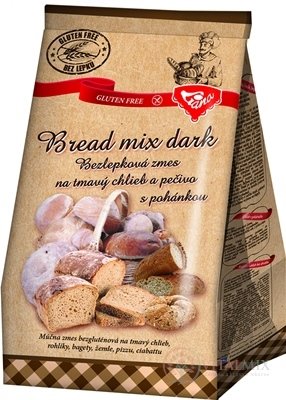 Liana Bread mix dark plv (bezgluténová zmes na tmavý chlieb a pečivo s pohánkou) 1x1000 g