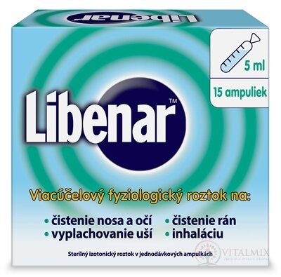 Libenar Viacúčelový fyziologický roztok roztok v ampulkách 15x5 ml