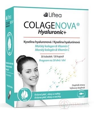 LIFTEA COLAGENOVA Hyaluronic+ cps 1x30 ks