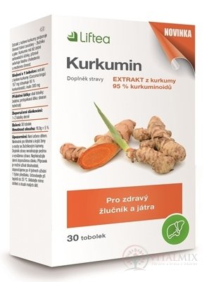 LIFTEA Kurkumín cps 1x30 ks