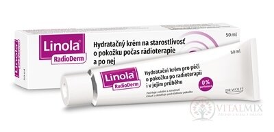 Linola RadioDerm Hydratačný krém pre starostlivosť o pokožku po rádioterapii a po nej, bez parfumácie 1x50 ml