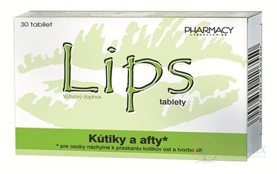 LIPS tablety kutiky a afty tbl 1x30 ks