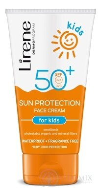 Lirene SUN PROTECTION Kids SPF 50+ opaľovací krém na tvár pre deti 1x50 ml