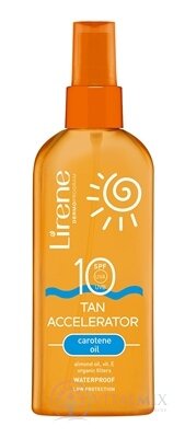 Lirene TAN ACCELERATOR SPF 10 urýchľovač opálenia s karoténovým olejom 1x150 ml