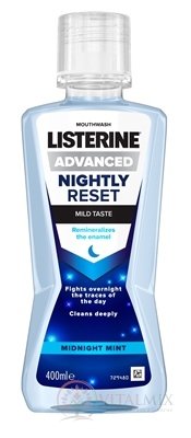 LISTERINE ADVANCED NIGHTLY RESET MILD TASTE ústna voda 1x400 ml