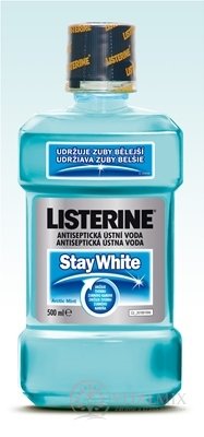 LISTERINE STAY WHITE ústna voda 1x500 ml