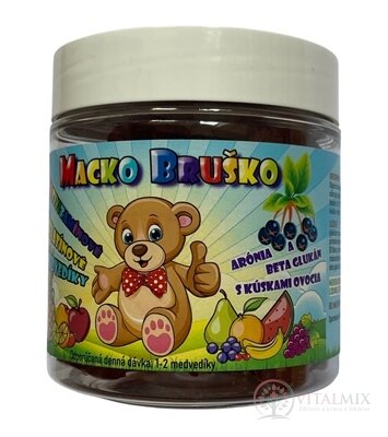 GOLDEN PRODUCT Macko Bruško multivitamínové želatínové medvedíky 1x210 g