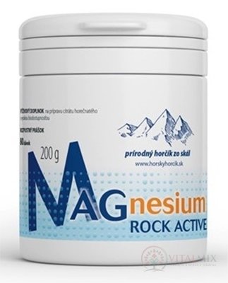 MAGnesium ROCK ACTIVE rozpustný prášok 1x200 g