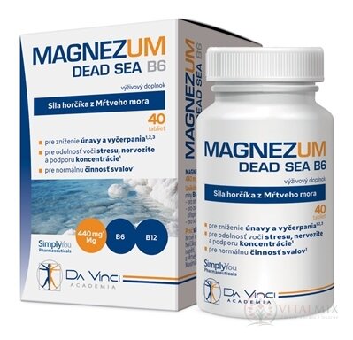 MAGNEZUM DEAD SEA  B6 - DA VINCI tbl 1x40 ks