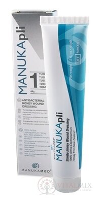 MANUKApli antibakteriálny medový gél na rany 1x44 g
