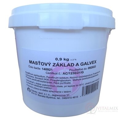 MASŤOVÝ ZÁKLAD A - GALVEX ung 1x900 g