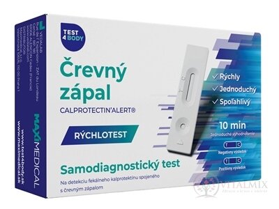 MAXIMEDICAL Rýchlotest Črevný zápal samodiagnostický test zo stolice, 1x1 set