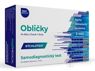 MAXIMEDICAL Rýchlotest Obličky samodiagnostický test z moči, 1x1 set