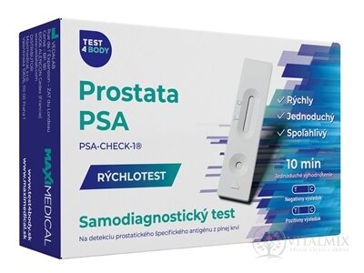 MAXIMEDICAL Rýchlotest Prostata PSA samodiagnostický test z krvi, 1x1 set
