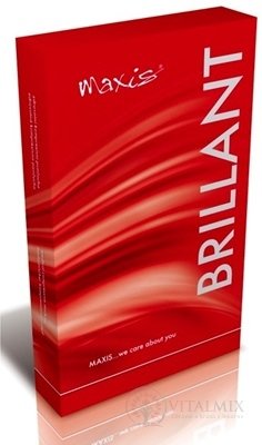 MAXIS BRILLANT LÝTKOVÉ PANČUCHY veľkosť 5, (II.KT), normálne, so špicou, čierne, 1x1 pár