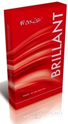 MAXIS BRILLANT STEHENNÉ PANČUCHY NEKĹZAVÉ veľkosť 4, (II.KT), krátke, so špicou, s lemom, bronz, 1x1 pár