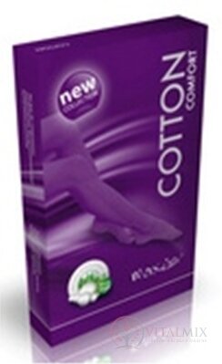 MAXIS COMFORT COTTON LÝTKOVÉ PANČUCHY veľkosť 6, (II.KT), krátke, so špičkou, bronz, 1x1 pár