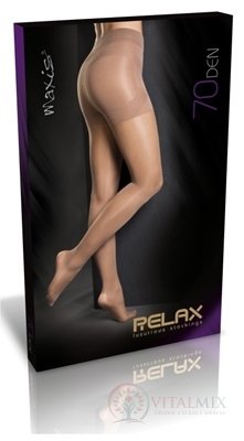MAXIS NEW RELAX 70 DEN PANČUCHOVÉ NOHAVICE veľkosť XXL (I.KT), svetlé, 1x1 ks