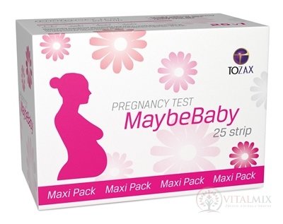 MaybeBaby strip Maxi Pack tehotenský test (pásik) 1x25 ks