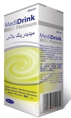 MediDrink Platinum príchuť banánová 30x200 ml