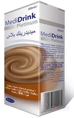 MediDrink Platinum príchuť kávová 30x200 ml