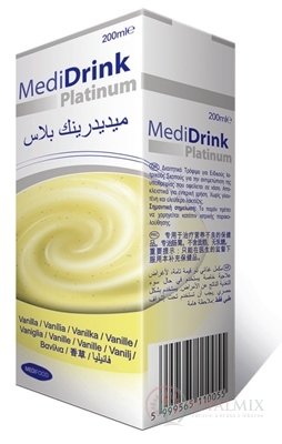 MediDrink Platinum príchuť vanilková 30x200 ml