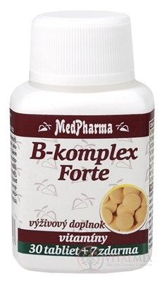 MedPharma B-komplex Forte tbl 30+7 zadarmo (37 ks)