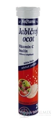 MedPharma JABLČNÝ OCOT+INULÍN+VIT.C tbl eff 1x20 ks
