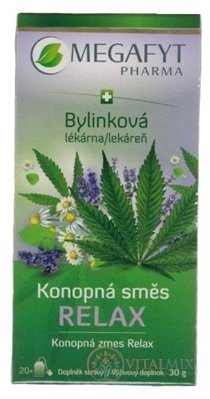 MEGAFYT Bylinková lekáreň Konopná zmes RELAX bylinná zmes 20x1,5 g (30 g)