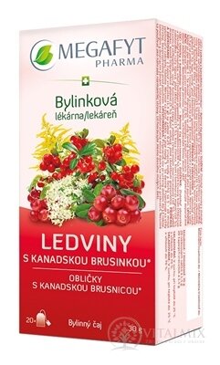MEGAFYT Bylinková lekáreň OBLIČKY s kanadskou brusnicou, bylinný čaj (inov.2024) 20x1,5 g (30 g)