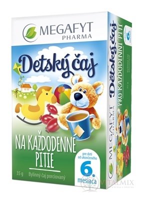 MEGAFYT Detský čaj NA KAŽDODENNÉ PITIE bylinný čaj (od ukonč. 6. mesiaca) 20x1,75 g (35 g)