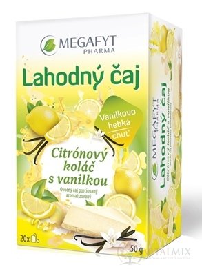 MEGAFYT Lahodný čaj Citrónový koláč s vanilkou ovocný čaj 20x2,5 g (50 g)