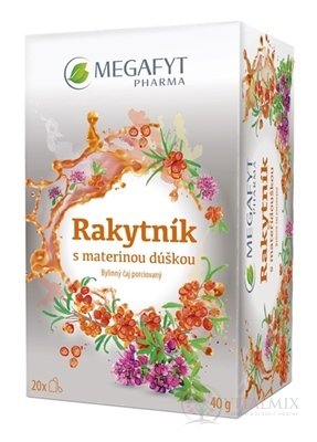 MEGAFYT Rakytník s materinou dúškou bylinný čaj 20x2 g (40 g)