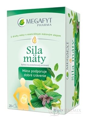 MEGAFYT Sila mäty bylinný čaj porciovaný 20x1,5 g (30 g)
