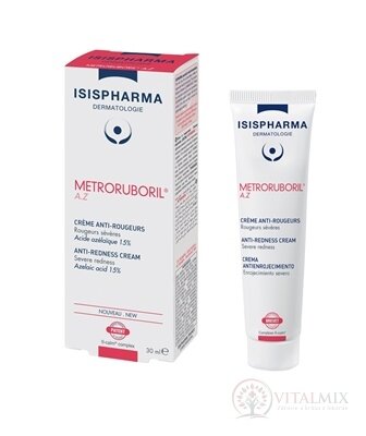 METRORUBORIL A.Z krém proti začervenaniu 1x30 ml